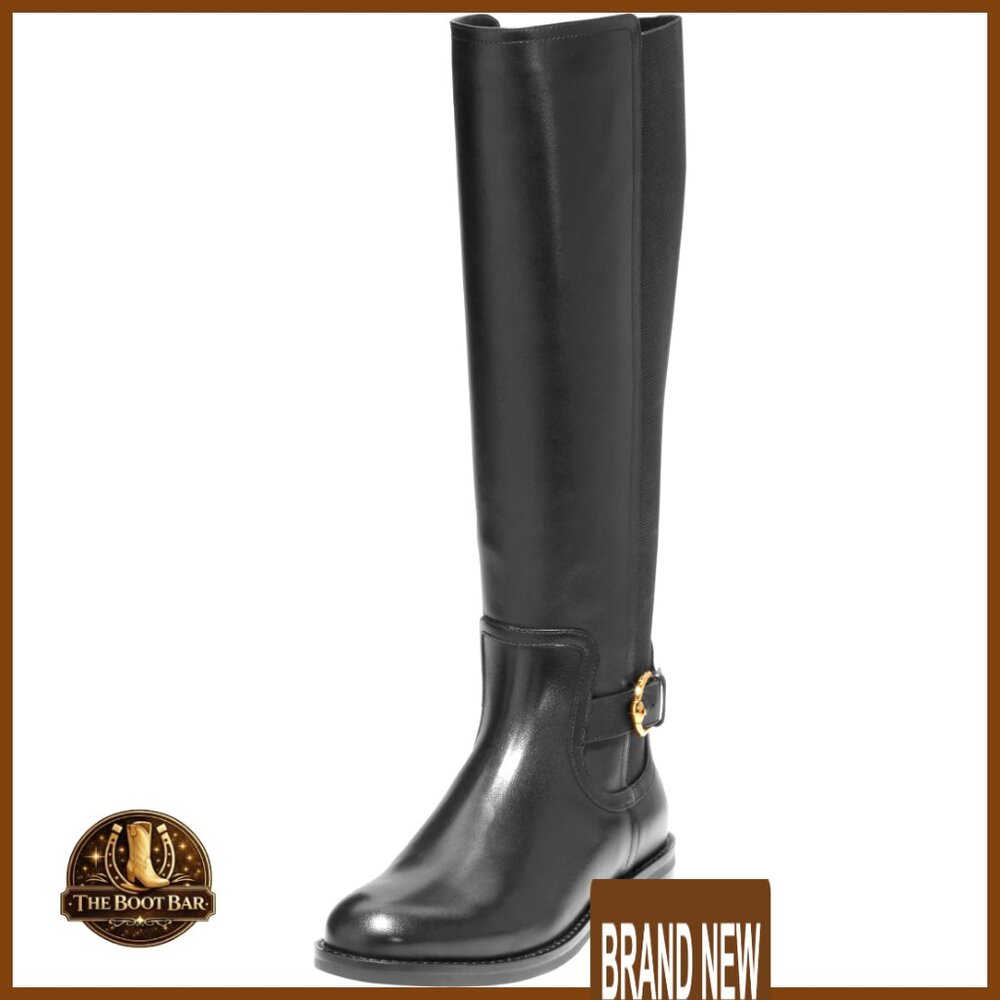 Knee-High Riding Boots Classic Silhouette Cushioned Comfort Elegant Minimal Chic